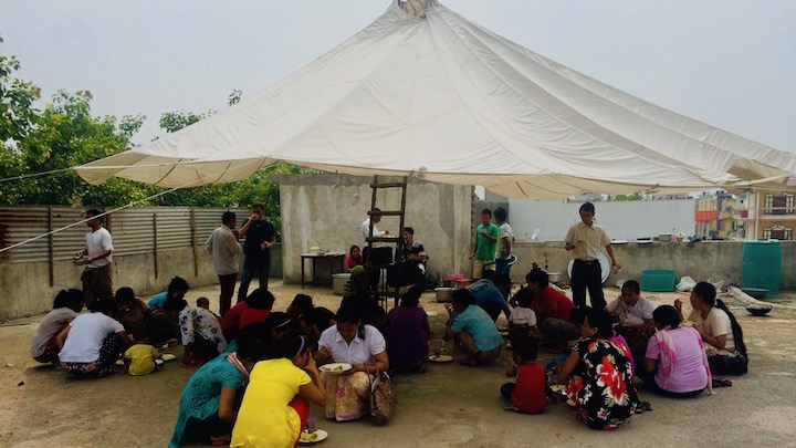 Bible School for Burmese refugees in Delhi